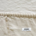 Load image into Gallery viewer, Iron-on Bed Sheet Size & Position Label (Set of 4)
