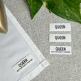 Load image into Gallery viewer, Bed Sheet Labels for identifying different Bedding Sets and Linen. Pack of 4. Choose your Size.
